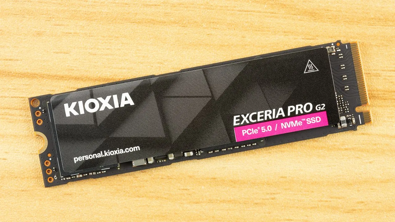 Kioxia Exceria Pro G2 PCIe 5.0 SSD ve BiCS8 NAND flash çipi