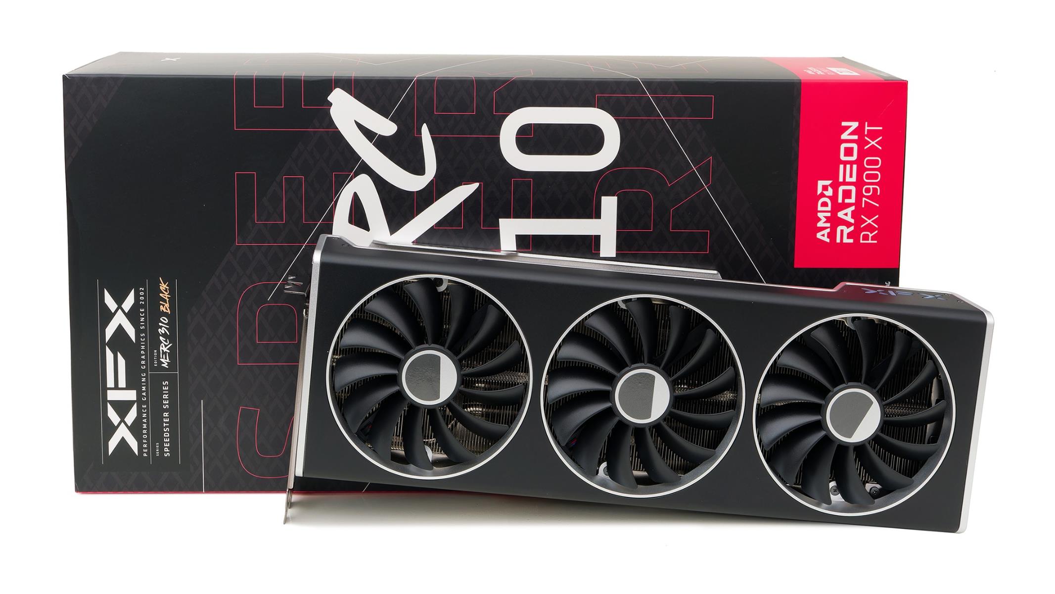 A stylish graphic representation of the XFX Radeon RX 9070 XT graphics card, featuring a sleek design and vibrant colors, suitable for tech blogs and social media.