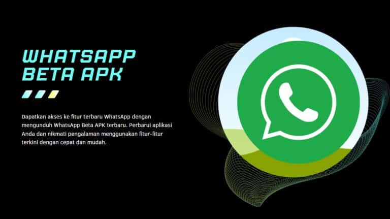 A modern and aesthetic design representing WhatsApp Beta and AI innovations, showcasing technology and creativity.