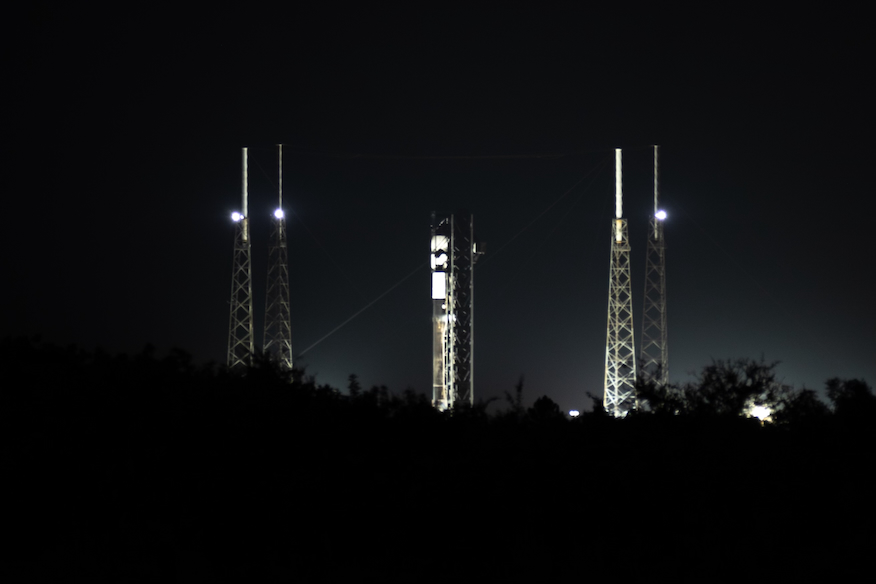 A visually stunning representation of SpaceX's Falcon 9 rocket during a Starlink launch, showcasing modern space technology and innovation.