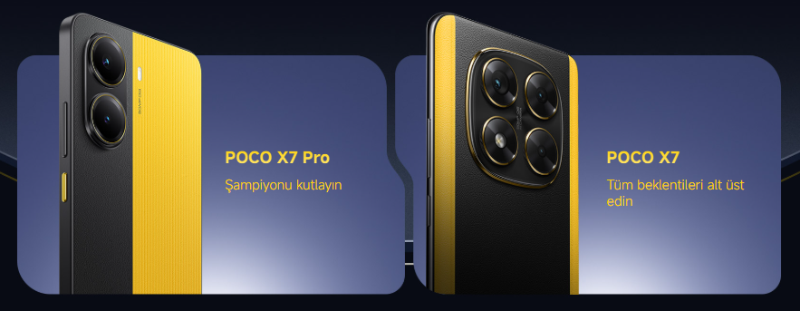 POCO X7 ve POCO X7 PRO