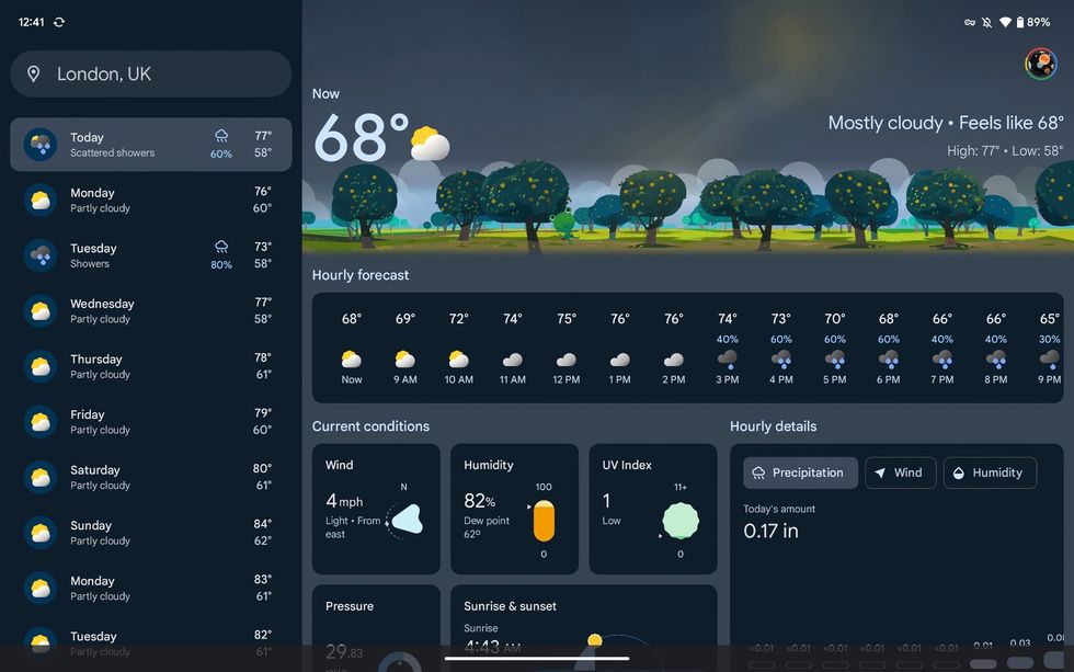 Modern and sleek design representation of a Pixel Weather App showcasing vibrant pixel art weather icons.