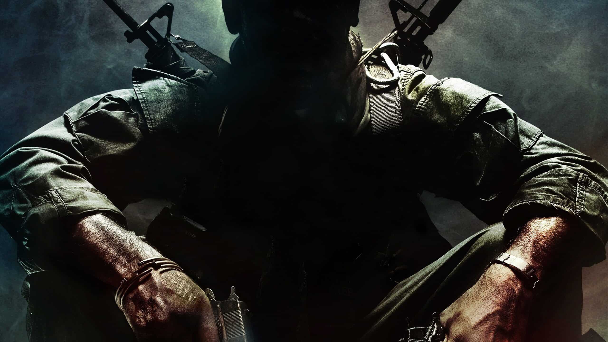 Digital art depicting a soldier in Call of Duty: Black Ops 6 amidst a chaotic battlefield, showcasing themes of gaming controversy and action.