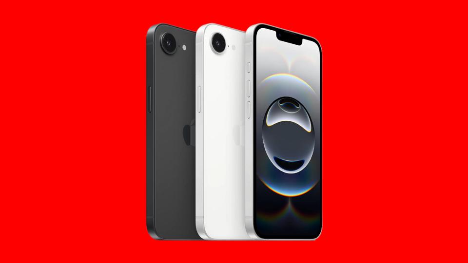 A modern and aesthetic representation of the iPhone 16e, showcasing its sleek design and vibrant colors, ideal for social media and blog use.