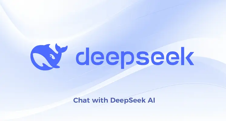 A modern and aesthetic representation of DeepSeek AI accelerators and Nvidia alternatives, featuring sleek technology graphics.