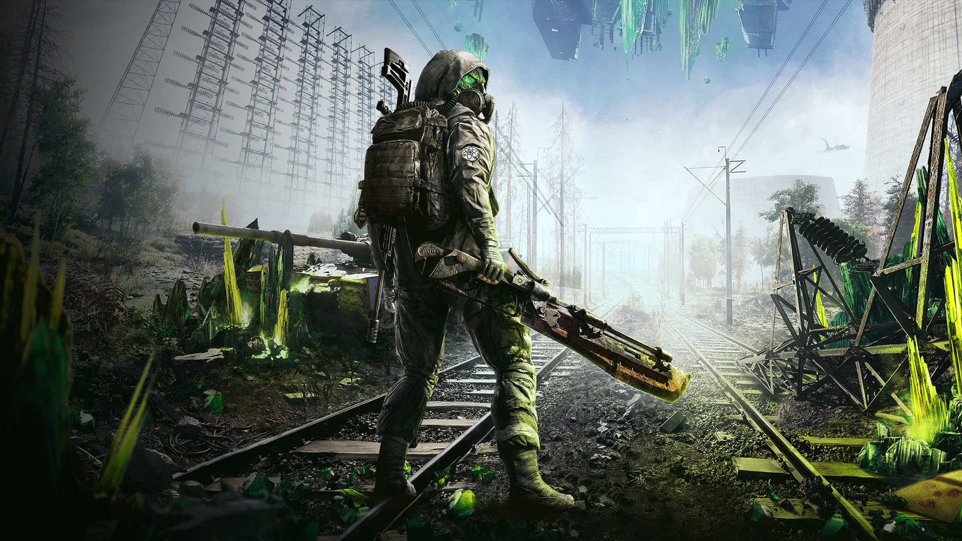 A modern and aesthetic visual representation of Chernobylite 2, showcasing its technological and creative elements in a post-apocalyptic setting.