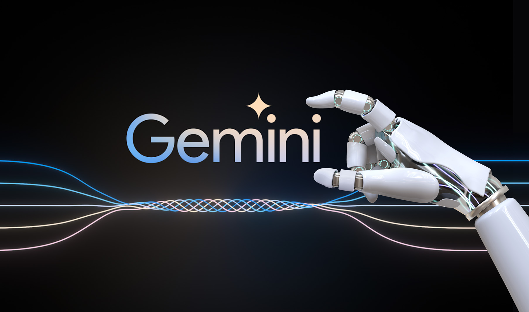 A modern illustration depicting Google Gemini's personalized search experience with technological elements.