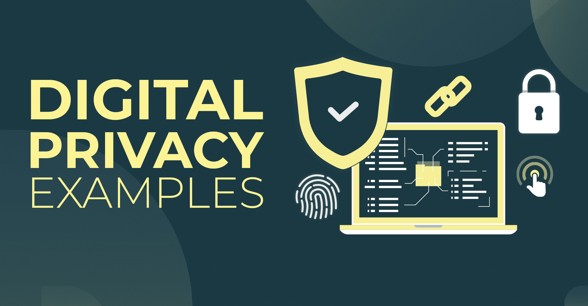 An abstract digital representation of privacy concerns in technology regulation, featuring a smartphone with a lock symbol and binary code.