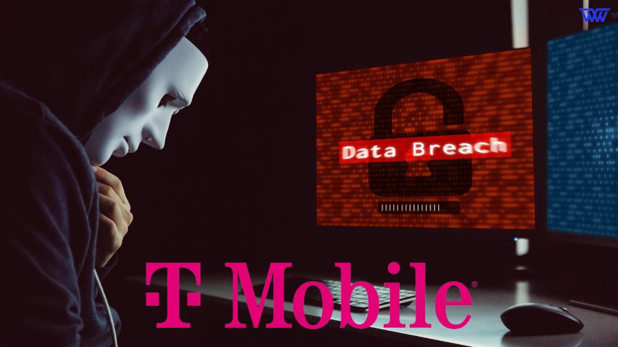 Visual representation of T-Mobile security measures featuring CLEAR Identity Verification with modern smartphone design.