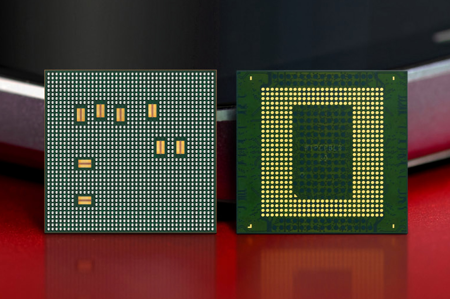 A modern and aesthetic representation of Qualcomm's Snapdragon X2 technology showcasing microchips and futuristic design elements.