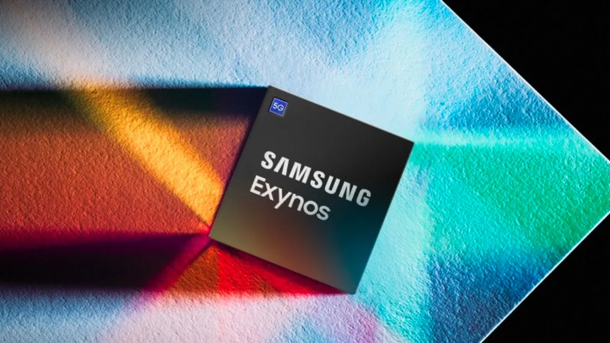 Modern visual representation of Exynos 2600 chipset and Samsung's strategy for next generation technology.