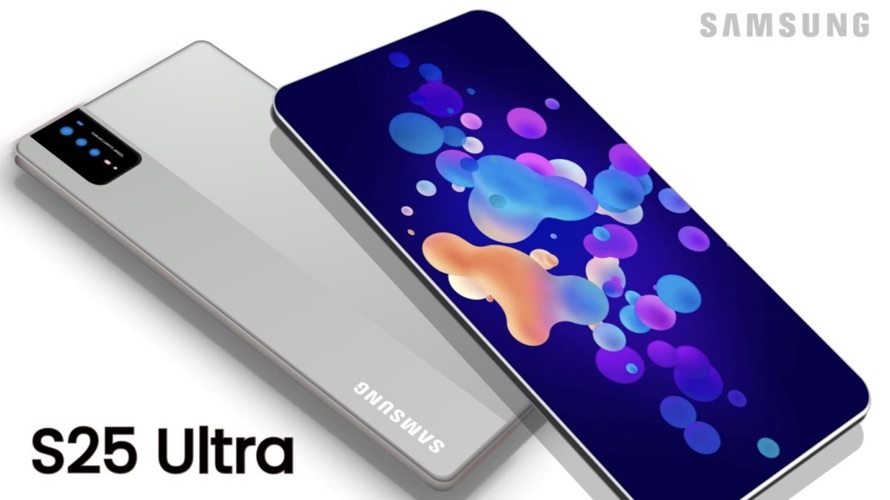 An artistic representation of the Samsung Galaxy S25 Ultra smartphone highlighting its minimalist design and advanced features.