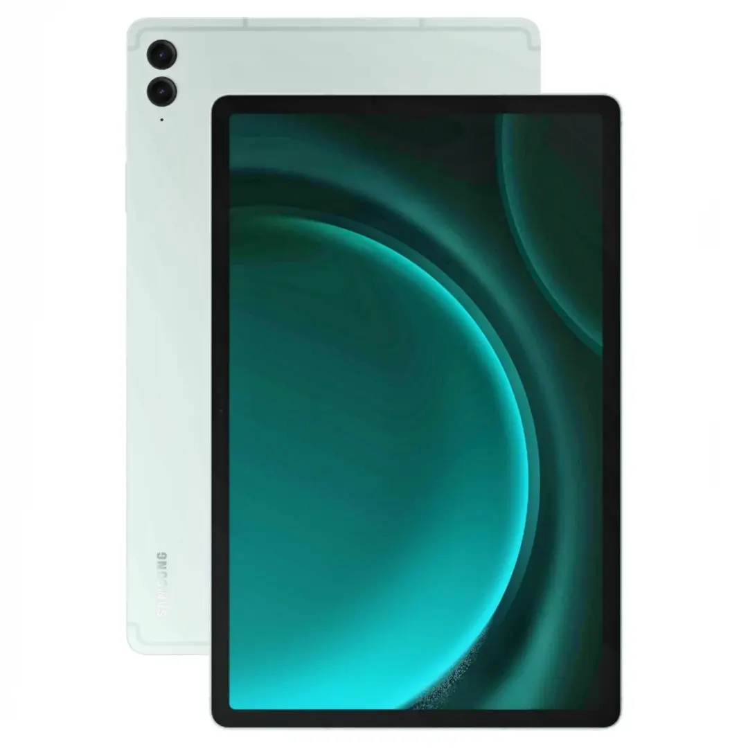 Aesthetic digital artwork of Samsung Galaxy Tab S10 FE with technology theme and pricing visuals.