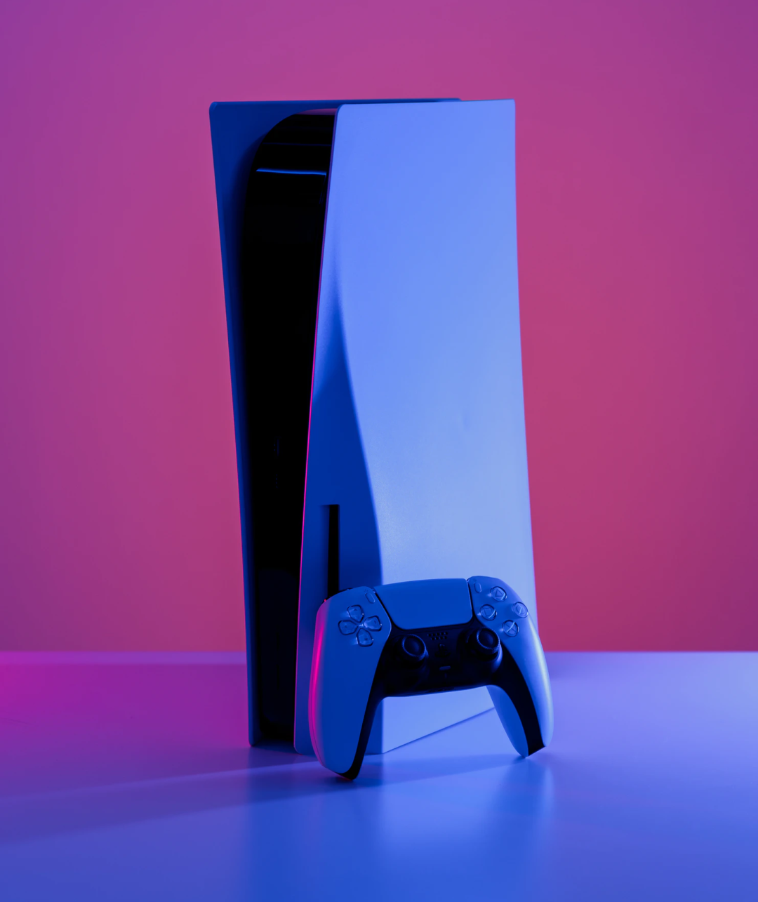 A modern and aesthetic visual representation of the PlayStation 5 Pro PSSR upgrade, showcasing its sleek design and technological features.