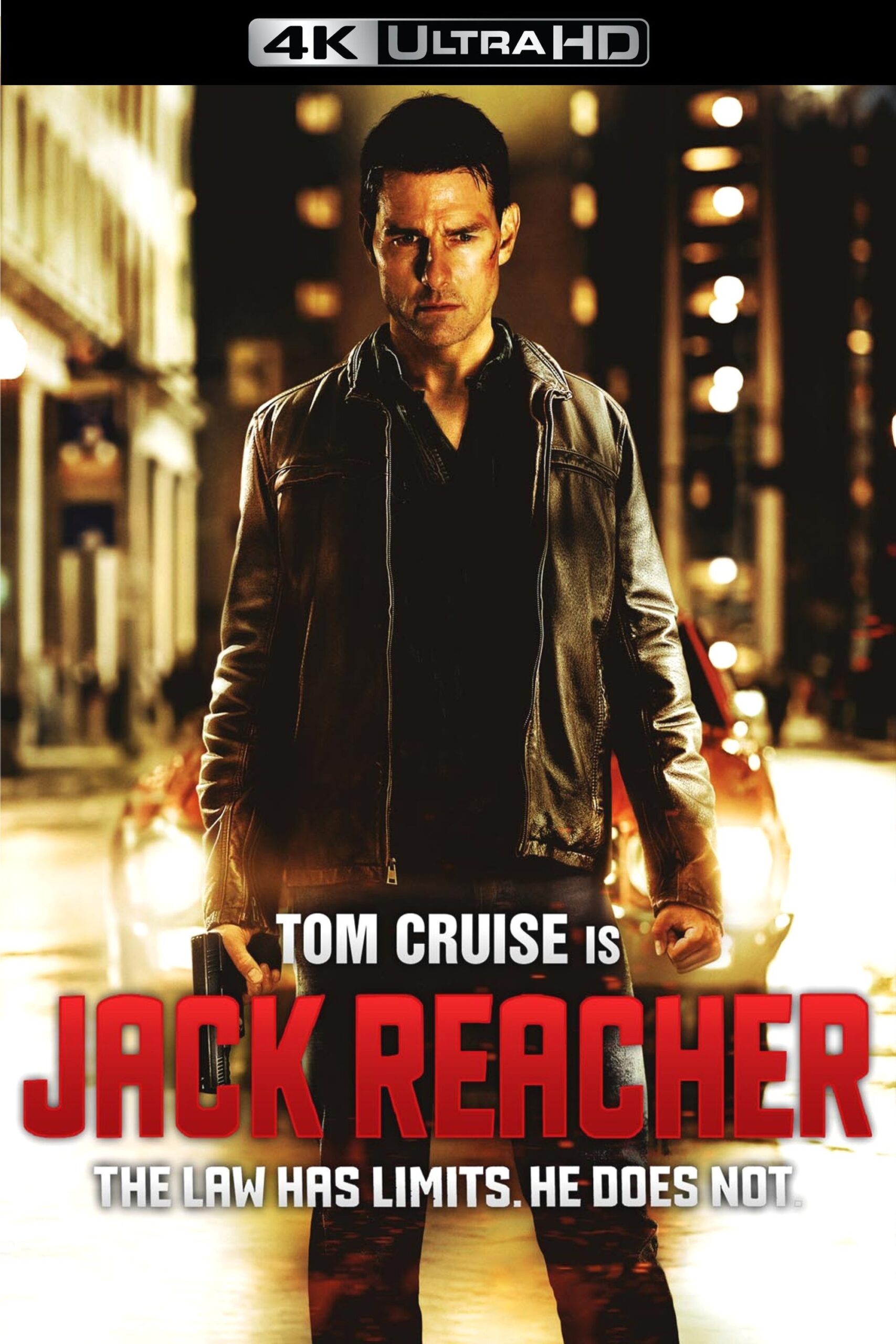 A modern and aesthetic visual inspired by Jack Reacher films, representing action and suspense for social media use.