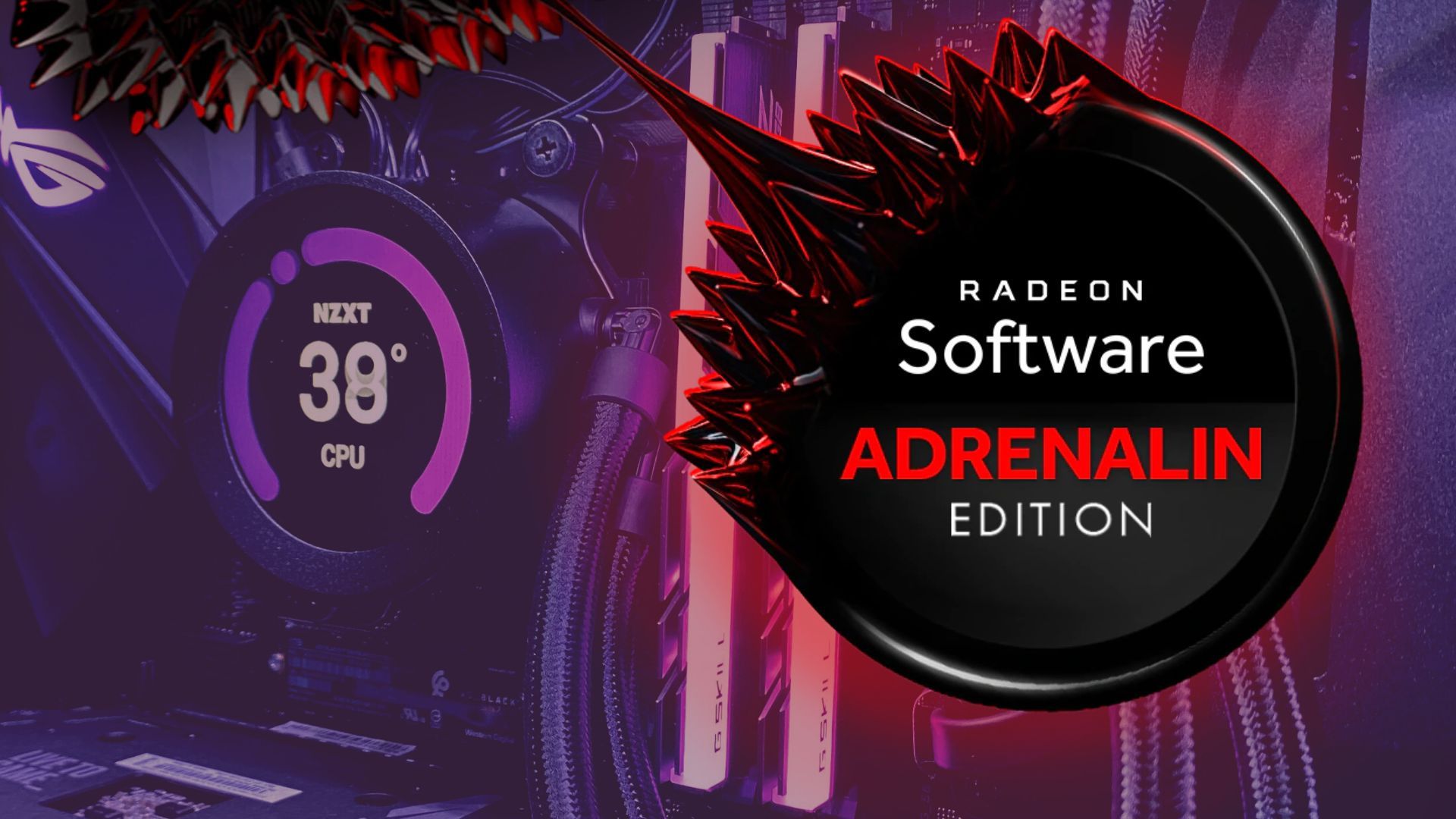 A modern design showcasing the features of the AMD Adrenalin 25.3.1 Driver with a sleek and tech-focused aesthetic.