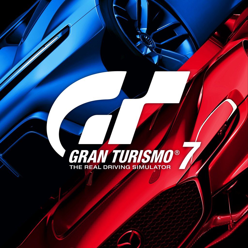 Digital artwork representing the cancellation of Gran Turismo 7 for PC, illustrating themes of gaming and corporate strategy.