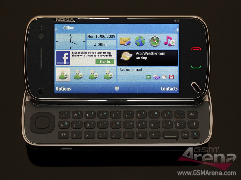 Aesthetic visual of Nokia N97 Elite showcasing retro gaming elements, perfect for social media or blog.