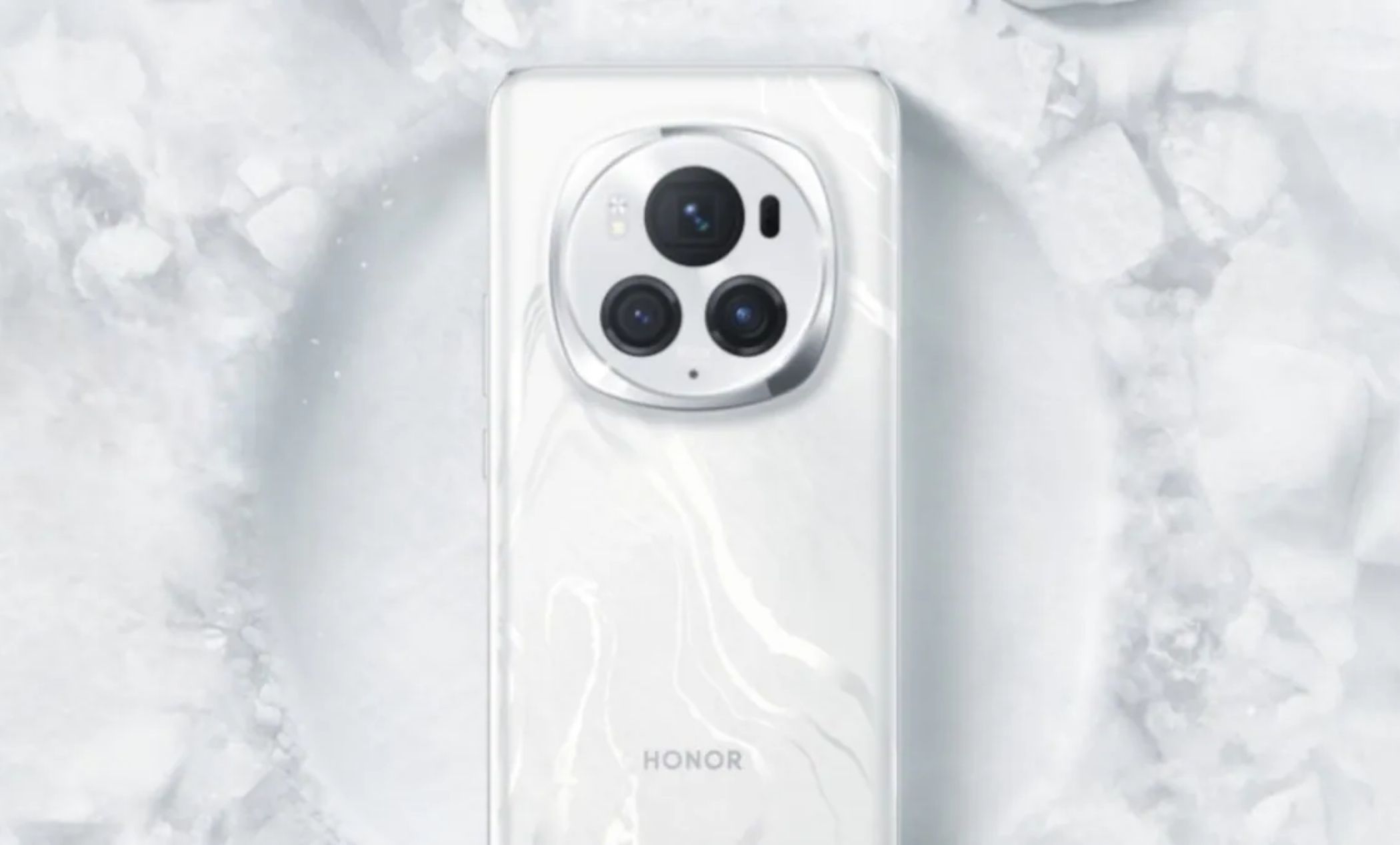 Promotional image featuring HONOR Magic 7 Pro and Magic 7 Lite smartphones with HONOR PAD x8a tablet in a high-tech setting.