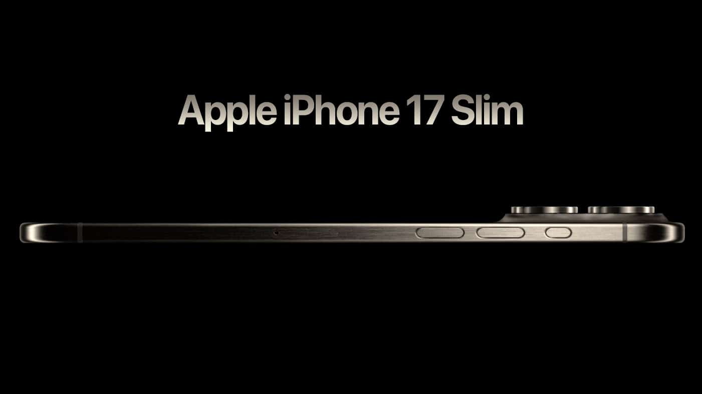 Digital illustration of the iPhone 17 Air showcasing its modern design and technology features.