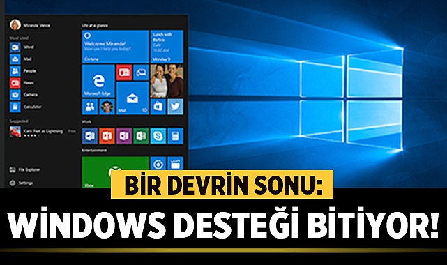 Windows 10 Desteği Sona Erıyor: Yeni Sistemlere Geçin