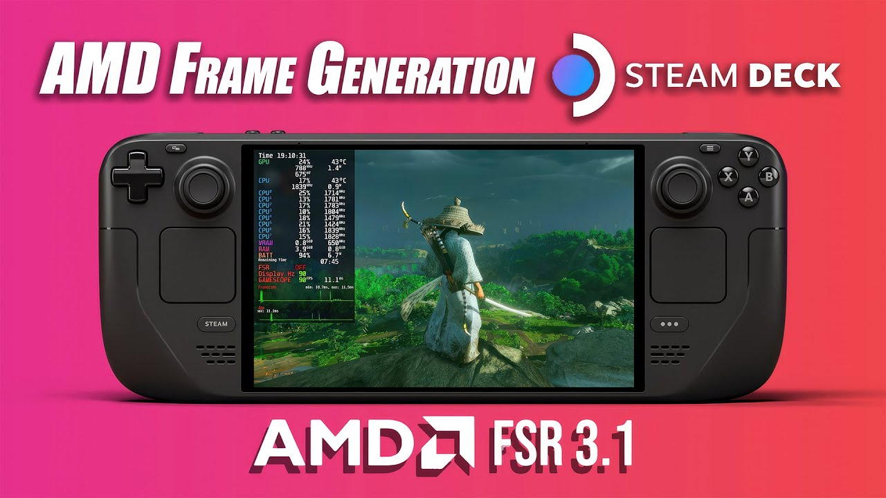 Steam Deck AMD FSR 3 ile Performans Artışı