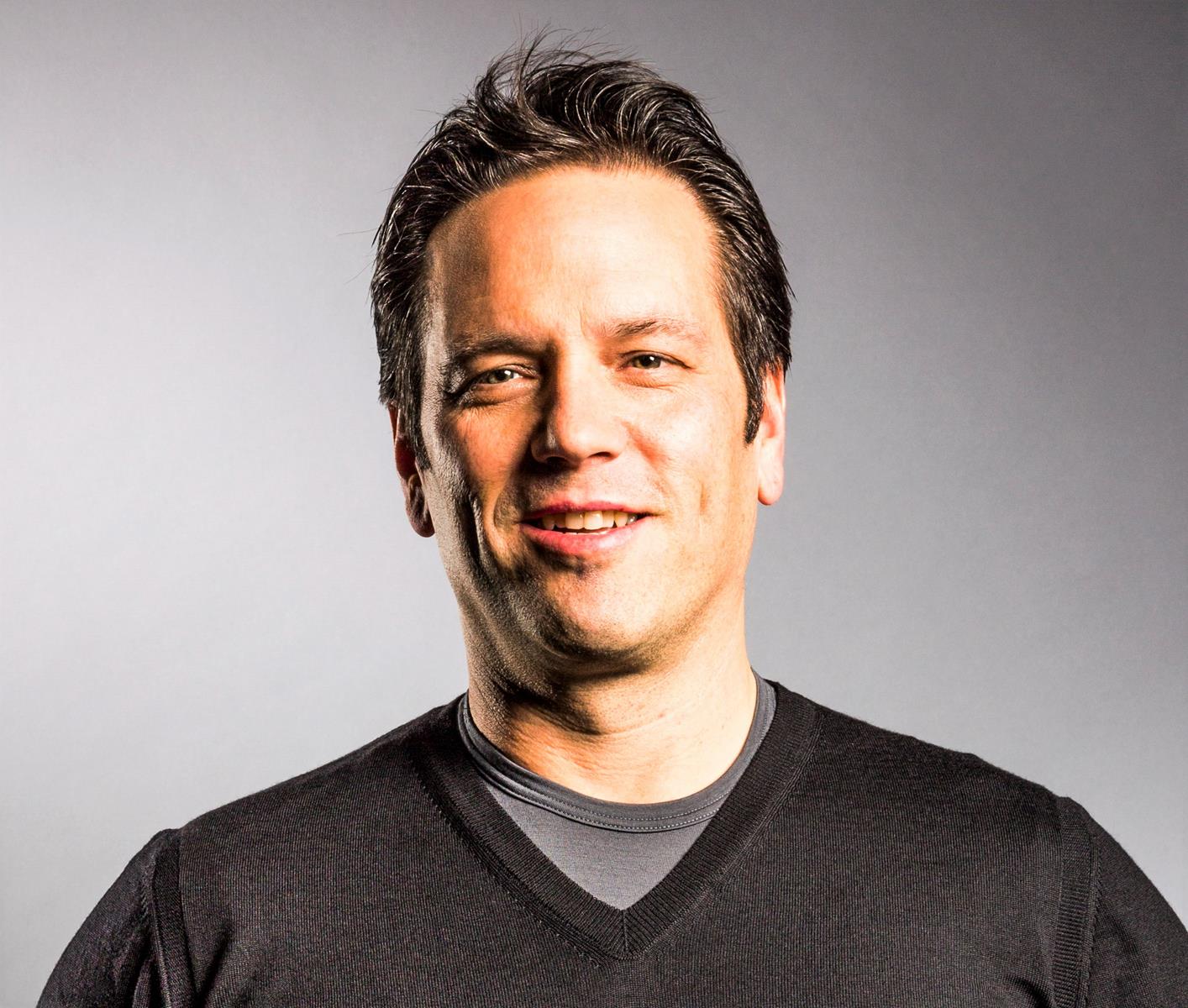 A modern artistic representation of Phil Spencer in a futuristic game development environment, blending nature with technology, inspired by Xbox's Everwild.