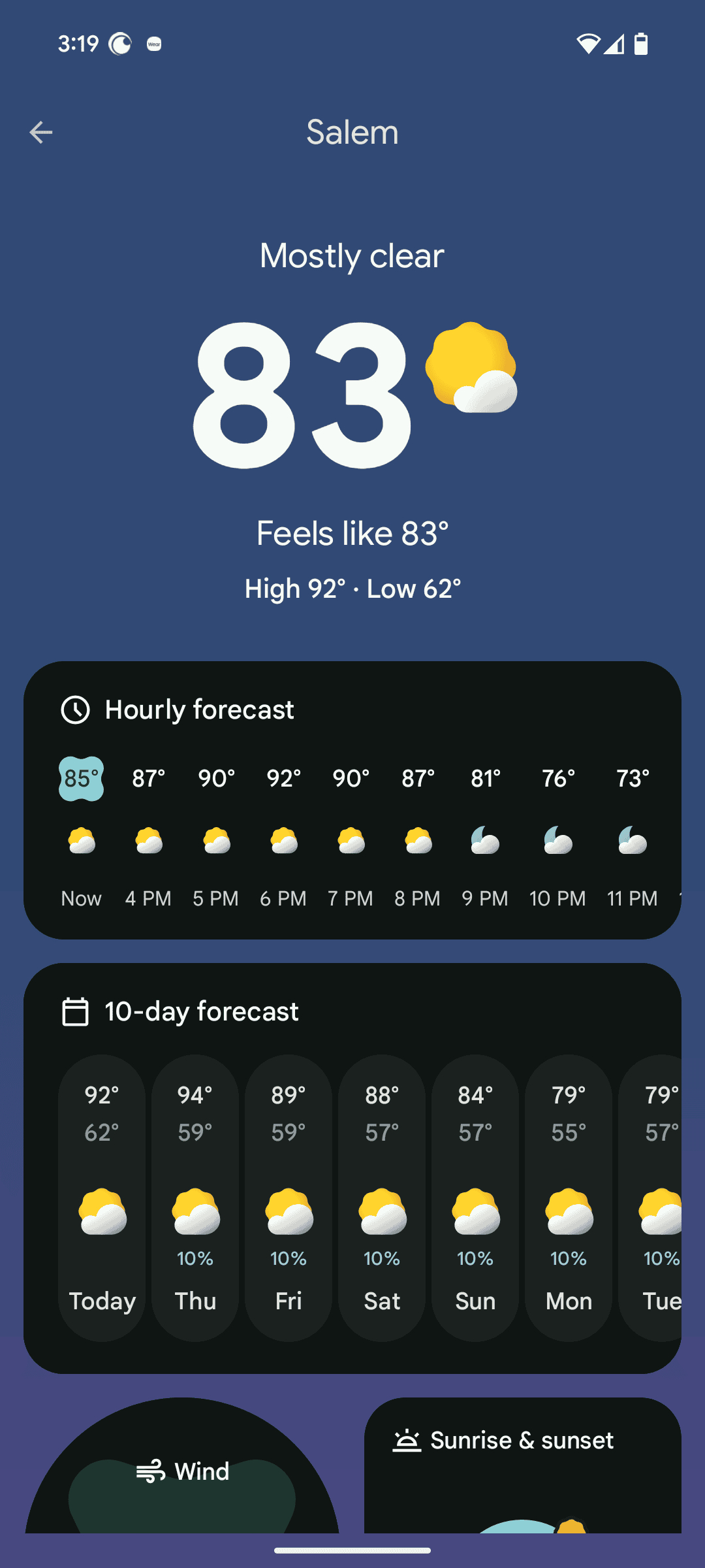 High-quality modern visual representing a Pixel Weather Application with innovative features and a technological design.