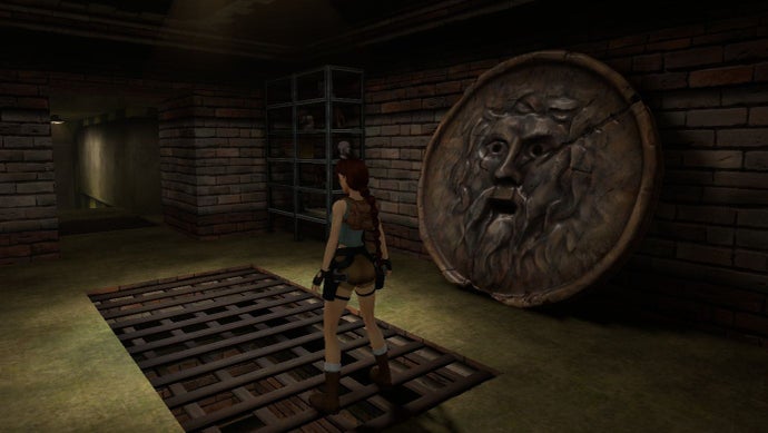 A modern artistic representation of Tomb Raider IV-VI Remastered featuring Lara Croft in an adventurous setting.