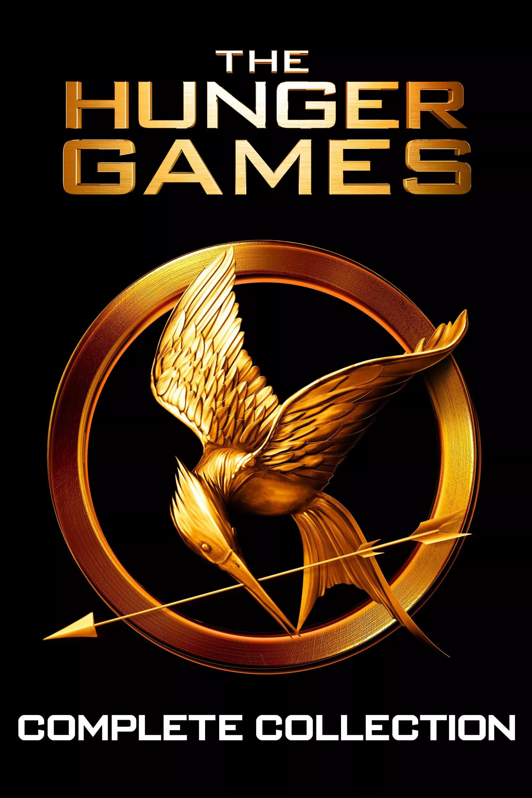 A futuristic scene from Hunger Games featuring a female tribute in a high-tech arena.